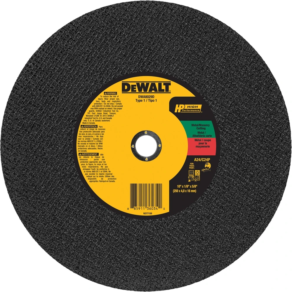 DEWALT 10-in Aluminum Oxide Grinding Wheel 1 DEWALT 10-in Aluminum Oxide Grinding Wheel