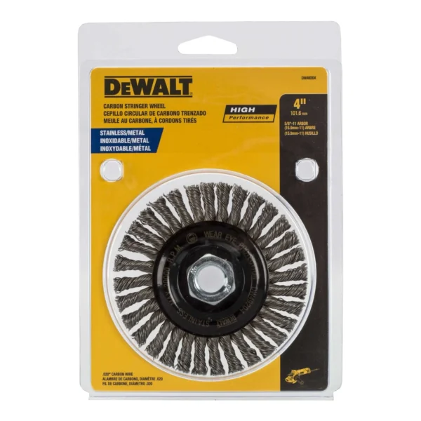 DEWALT 4.0-in Coarse Wire Wheel Angle Grinder