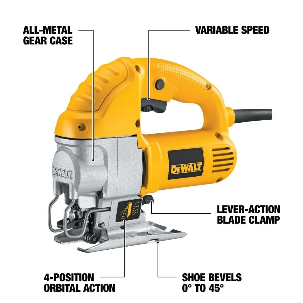 DEWALT 5.5 -Amp Variable Speed Keyless Jigsaw 2 DEWALT 5.5 -Amp Variable Speed Keyless Jigsaw - Image 2