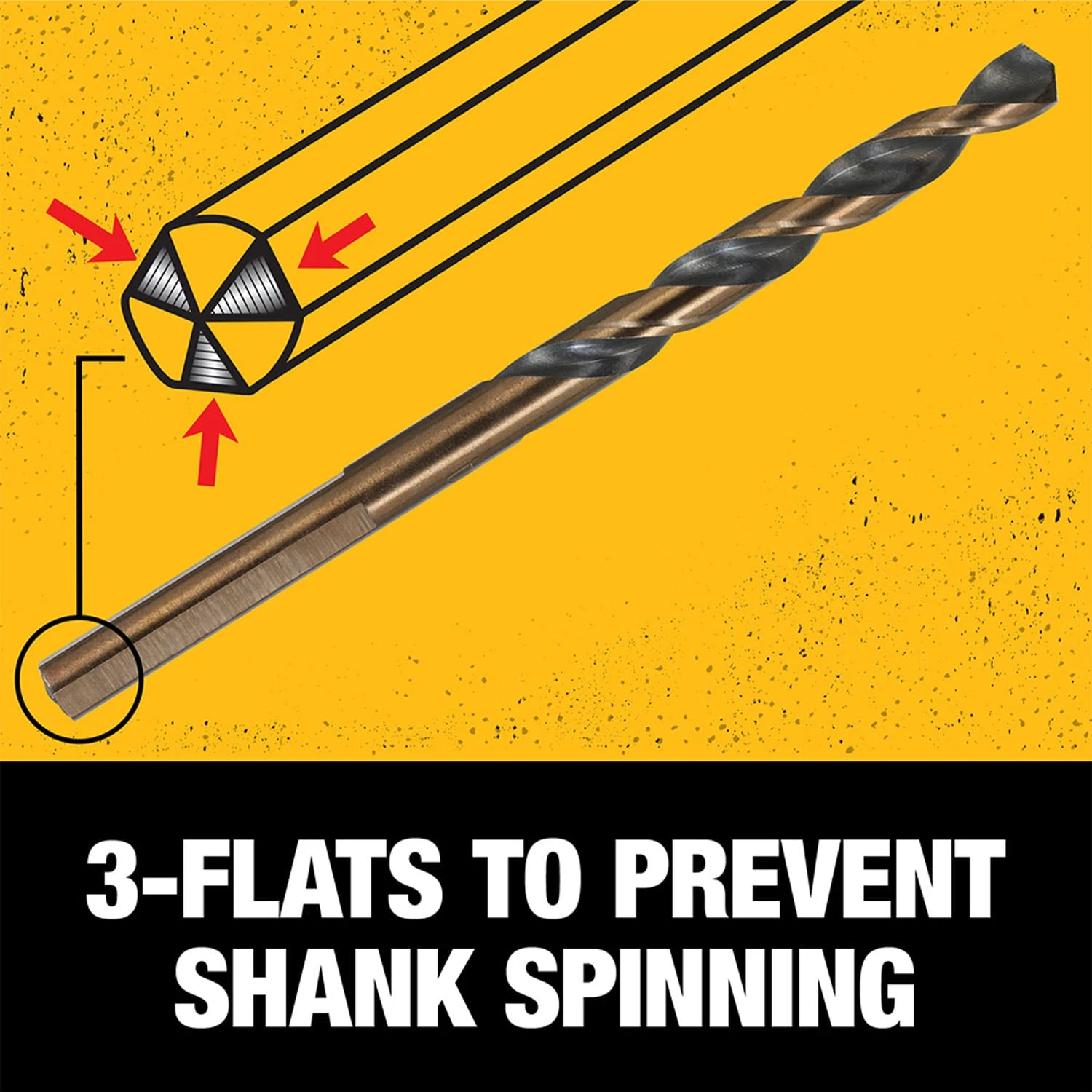 DEWALT 5/32-in X 3-1/8-in Black And Gold Coated HSS Jobber Length Twist Drill Bit 6 DEWALT 5/32-in X 3-1/8-in Black And Gold Coated HSS Jobber Length Twist Drill Bit - Image 6