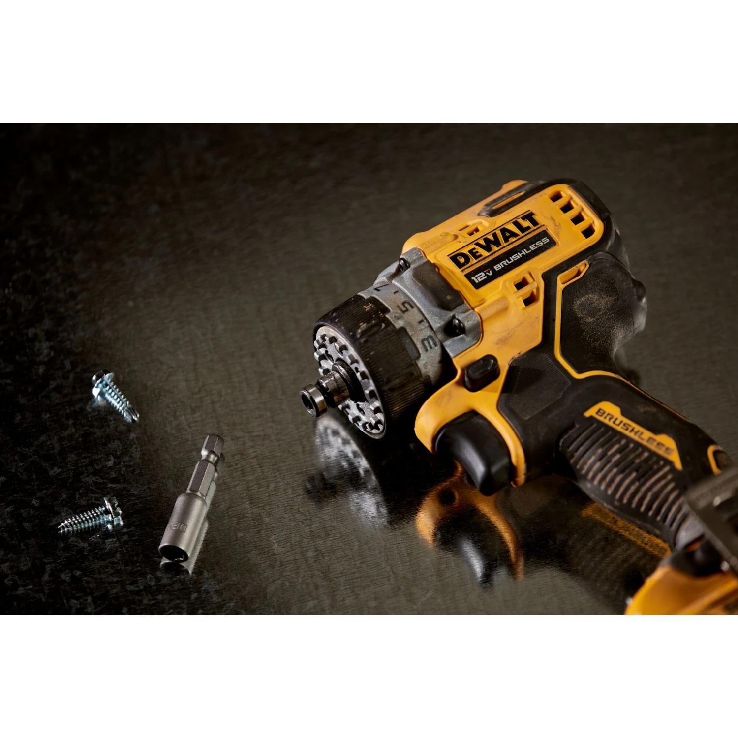 DEWALT XTREME 5-In-1 12-volt Max 3/8-in Keyless Brushless Cordless Drill ( 1 -Batteries Included, And Charger Included ) 16 DEWALT XTREME 5-In-1 12-volt Max 3/8-in Keyless Brushless Cordless Drill ( 1 -Batteries Included, And Charger Included ) - Image 16