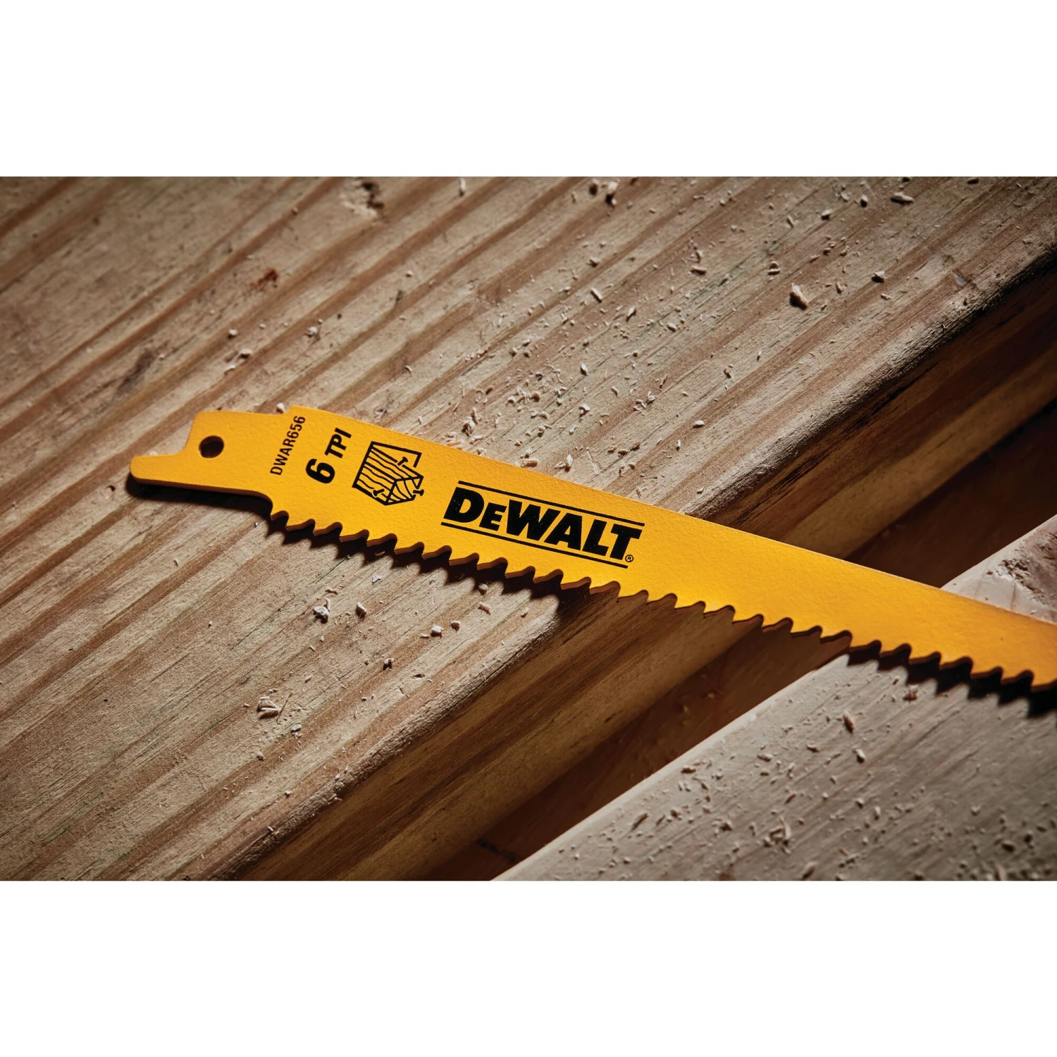 DEWALT Bi-metal 6-in 6 TPI Wood Cutting Reciprocating Saw Blade 5 -Pack 6 DEWALT Bi-metal 6-in 6 TPI Wood Cutting Reciprocating Saw Blade 5 -Pack - Image 6