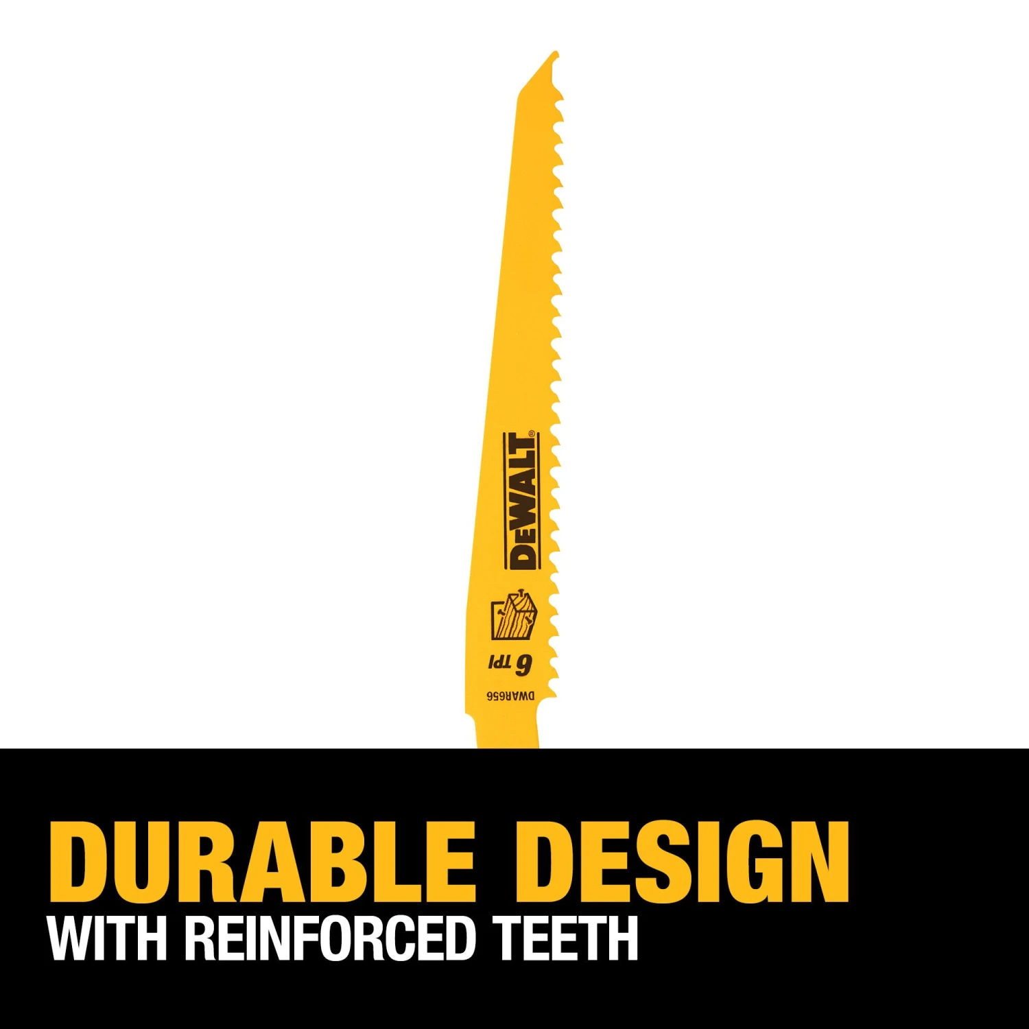 DEWALT Bi-metal 6-in 6 TPI Wood Cutting Reciprocating Saw Blade 5 -Pack 5 DEWALT Bi-metal 6-in 6 TPI Wood Cutting Reciprocating Saw Blade 5 -Pack - Image 5