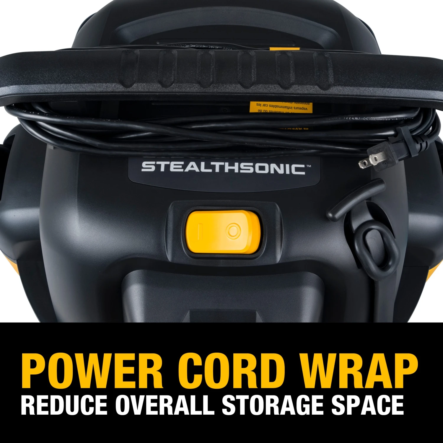 DEWALT Stealthsonic Quiet 12-Gallon 5.5 HP Corded Wet/Dry Shop Vacuum With Accessories Included 11 DEWALT Stealthsonic Quiet 12-Gallon 5.5 HP Corded Wet/Dry Shop Vacuum With Accessories Included - Image 11