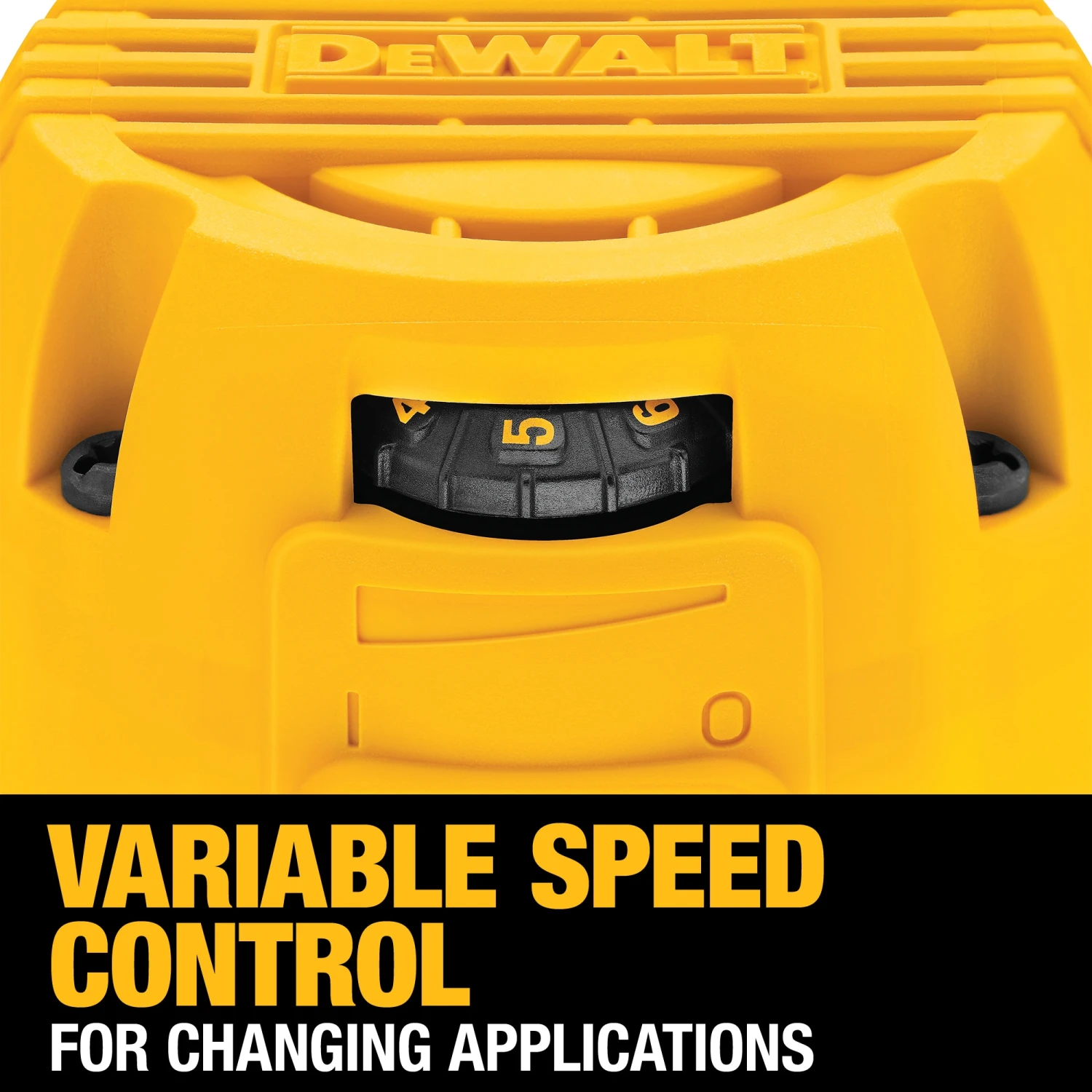DEWALT 1/4-in 1.25 -HP Variable Speed Fixed Router 5 DEWALT 1/4-in 1.25 -HP Variable Speed Fixed Router - Image 5
