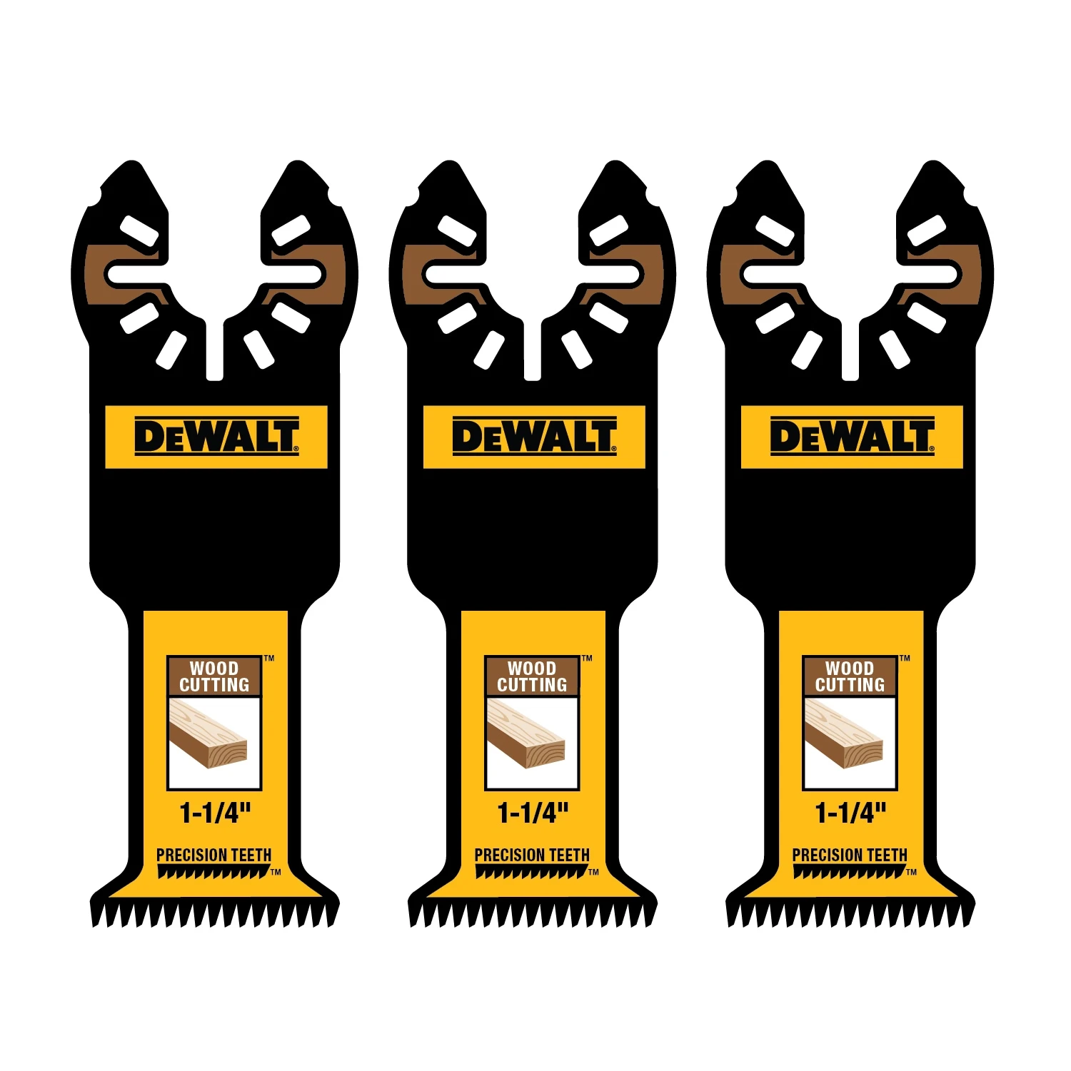 DEWALT 3 -Pack High Carbon Steel Oscillating Tool Blade 1 DEWALT 3 -Pack High Carbon Steel Oscillating Tool Blade