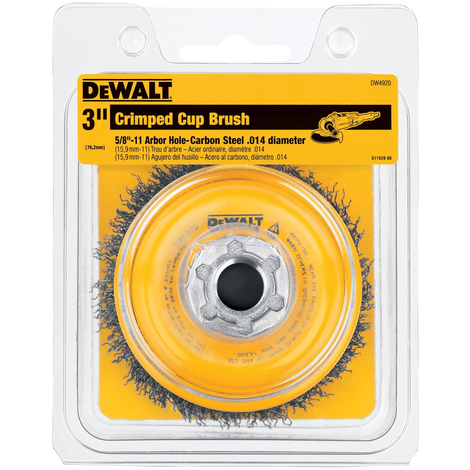 DEWALT 3.0-in Coarse Crimped Angle Grinder 4 DEWALT 3.0-in Coarse Crimped Angle Grinder - Image 4