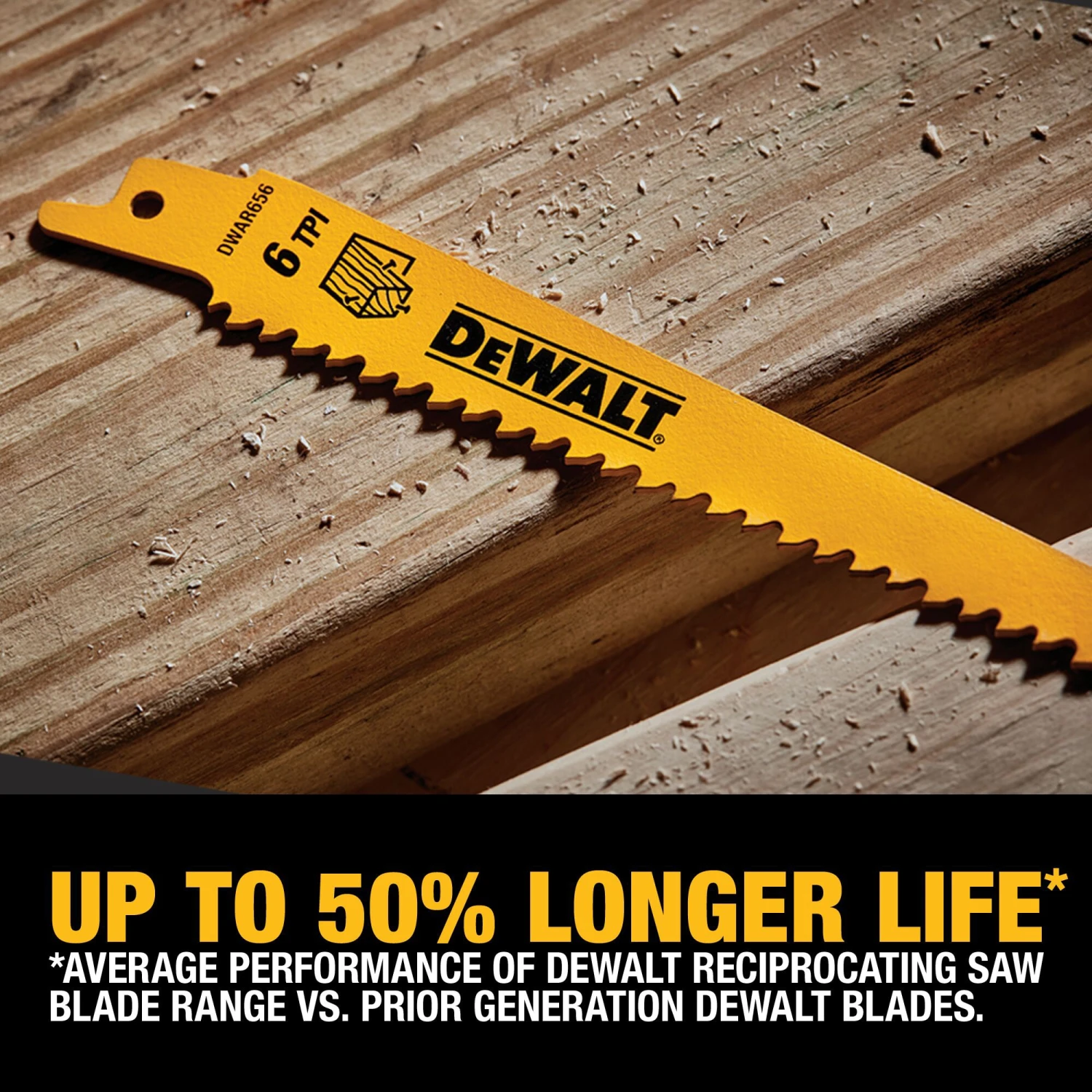 DEWALT Bi-metal 8-in 14 TPI Metal Cutting Reciprocating Saw Blade 2 DEWALT Bi-metal 8-in 14 TPI Metal Cutting Reciprocating Saw Blade - Image 2