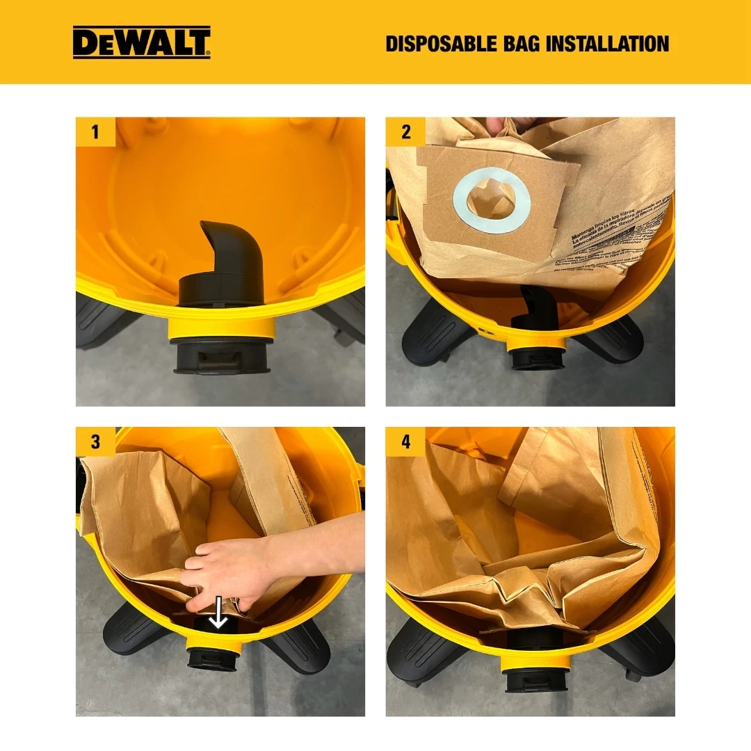 DEWALT 3 -Pack Large Dry Shop Vacuum Collection Filter 5 DEWALT 3 -Pack Large Dry Shop Vacuum Collection Filter - Image 5
