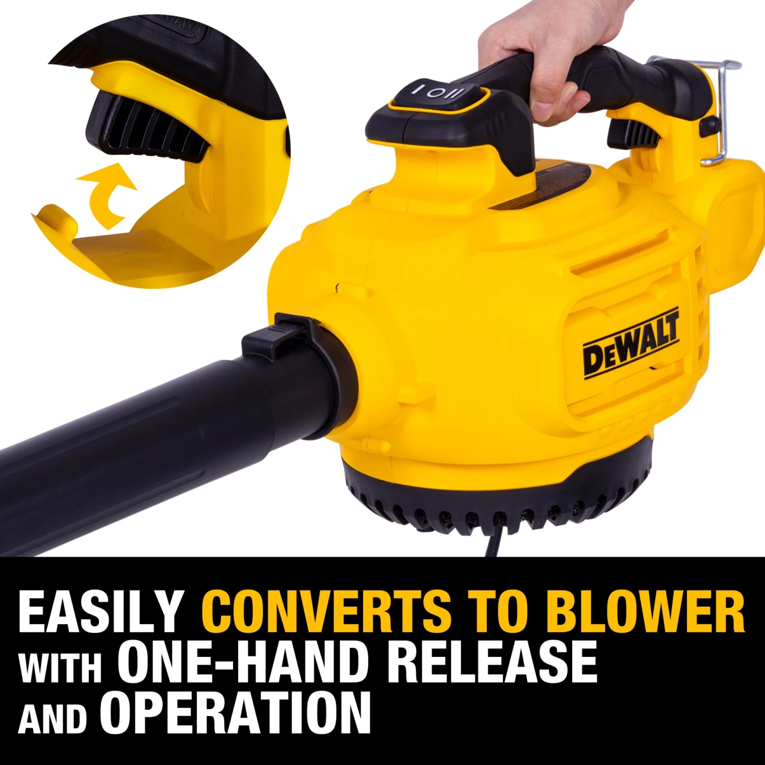 DEWALT Detachable Blower 12-Gallon 5.5 HP Corded Wet/Dry Shop Vacuum With Accessories Included 6 DEWALT Detachable Blower 12-Gallon 5.5 HP Corded Wet/Dry Shop Vacuum With Accessories Included - Image 6