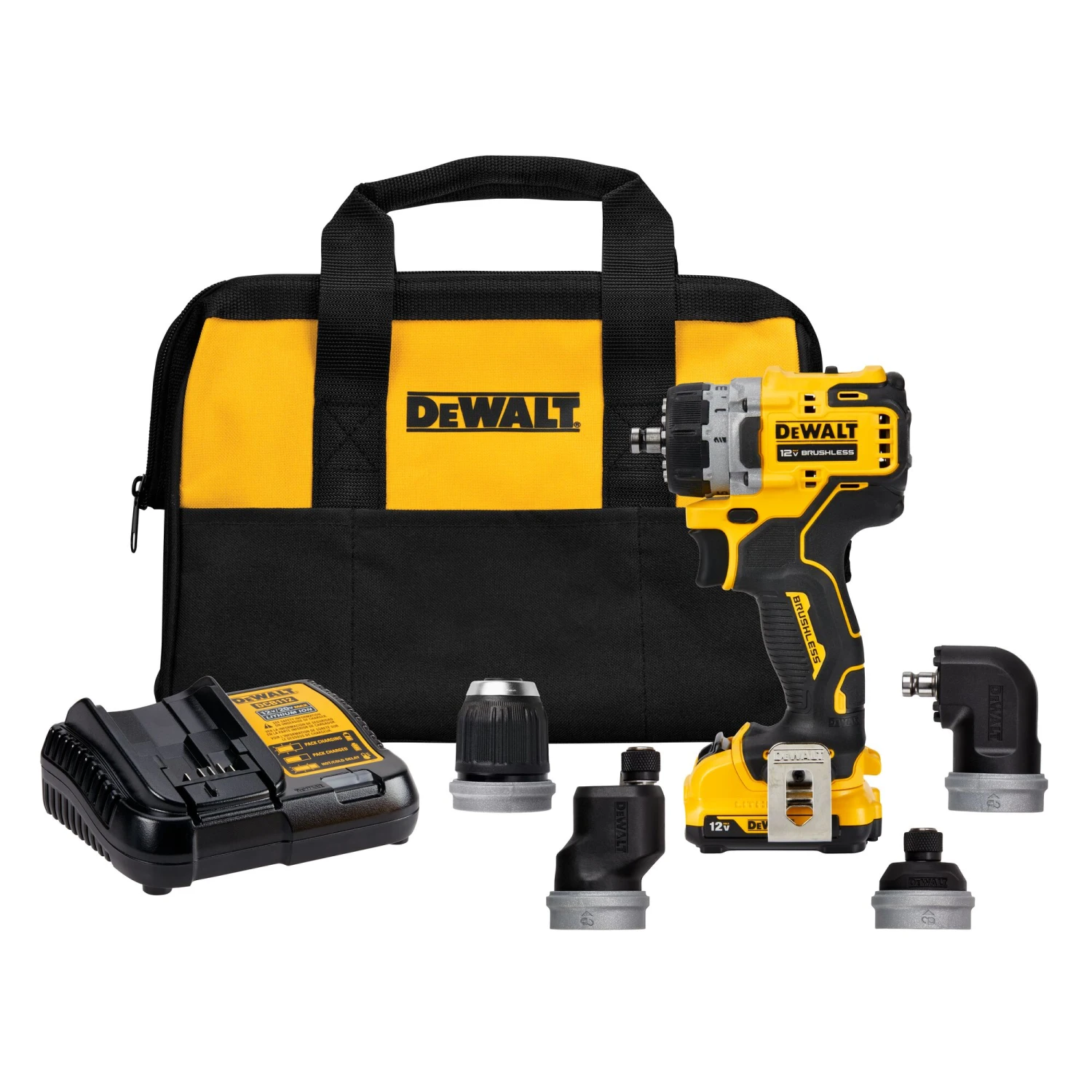 DEWALT XTREME 5-In-1 12-volt Max 3/8-in Keyless Brushless Cordless Drill ( 1 -Batteries Included, And Charger Included ) 1 DEWALT XTREME 5-In-1 12-volt Max 3/8-in Keyless Brushless Cordless Drill ( 1 -Batteries Included, And Charger Included )