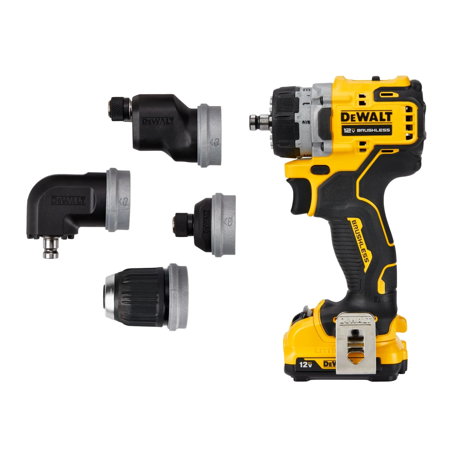 DEWALT XTREME 5-In-1 12-volt Max 3/8-in Keyless Brushless Cordless Drill ( 1 -Batteries Included, And Charger Included ) 12 DEWALT XTREME 5-In-1 12-volt Max 3/8-in Keyless Brushless Cordless Drill ( 1 -Batteries Included, And Charger Included ) - Image 12