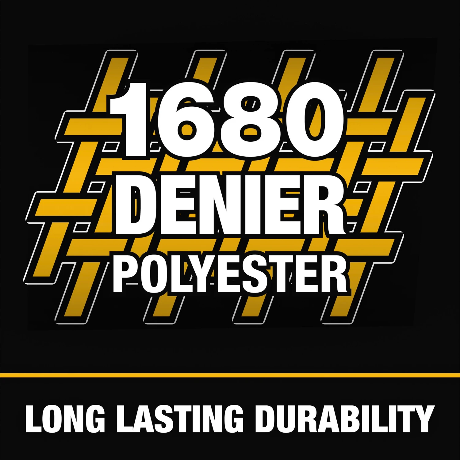 DEWALT Black - Yellow Polyester 7.75-in W X 18.75-in D X 13.75-in L Zippered Backpack 5 DEWALT Black - Yellow Polyester 7.75-in W X 18.75-in D X 13.75-in L Zippered Backpack - Image 5