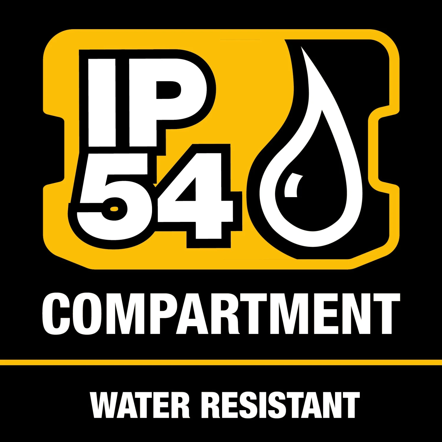 DEWALT Black - Yellow Polyester 7.75-in W X 18.75-in D X 13.75-in L Zippered Backpack 4 DEWALT Black - Yellow Polyester 7.75-in W X 18.75-in D X 13.75-in L Zippered Backpack - Image 4