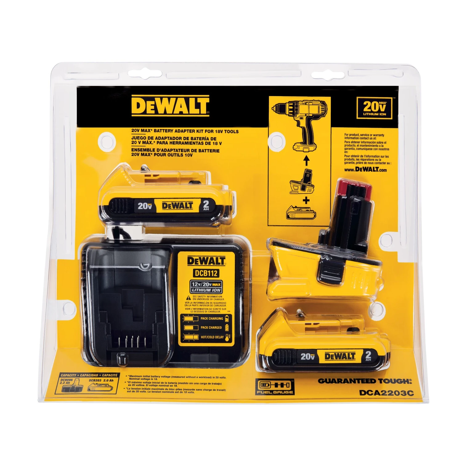 DEWALT 20 -Volt 2 -Pack Lithium-ion ( 2.0 Ah 2.0 Ah Battery Adapter Kit ) 9 DEWALT 20 -Volt 2 -Pack Lithium-ion ( 2.0 Ah 2.0 Ah Battery Adapter Kit ) - Image 9