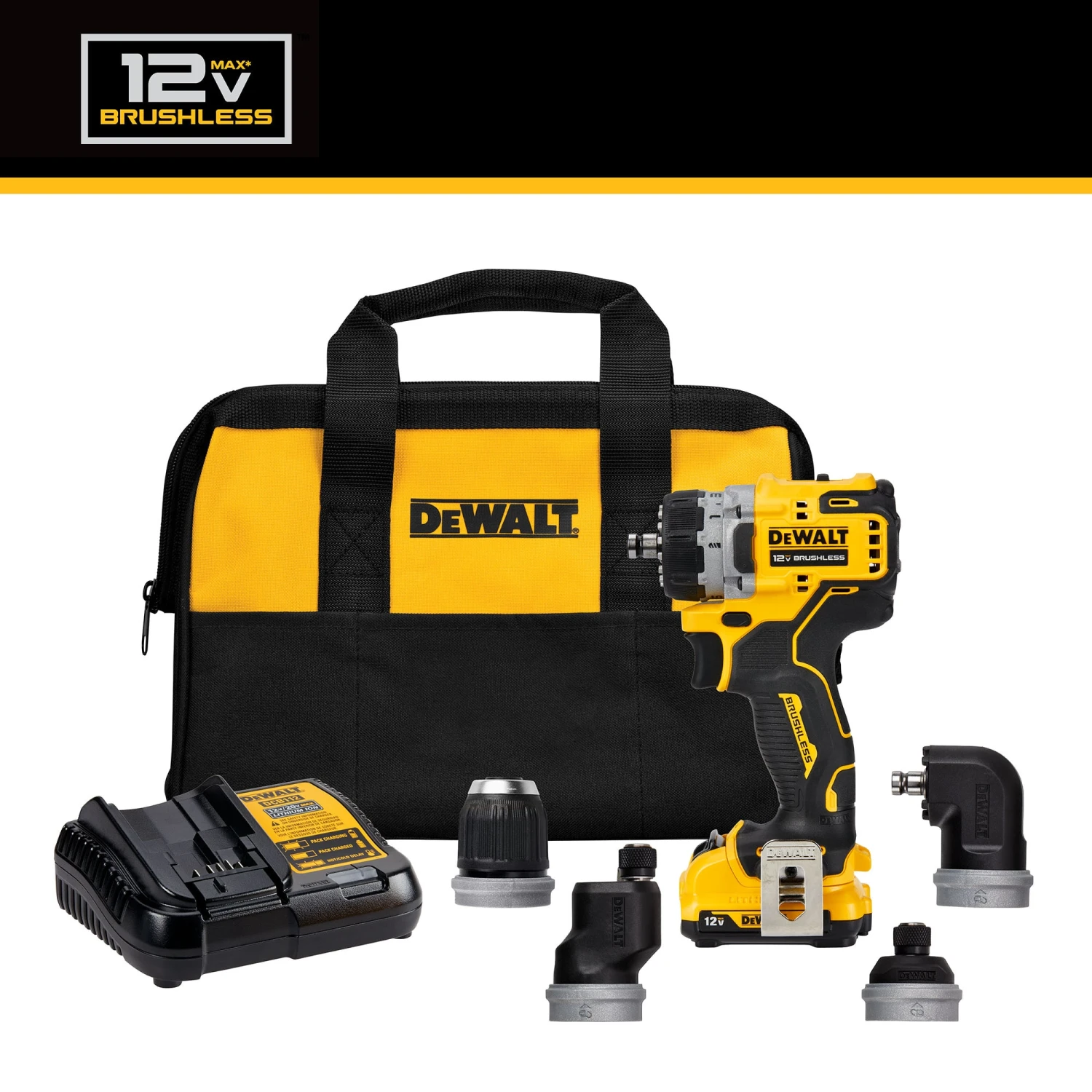 DEWALT XTREME 5-In-1 12-volt Max 3/8-in Keyless Brushless Cordless Drill ( 1 -Batteries Included, And Charger Included ) 3 DEWALT XTREME 5-In-1 12-volt Max 3/8-in Keyless Brushless Cordless Drill ( 1 -Batteries Included, And Charger Included ) - Image 3