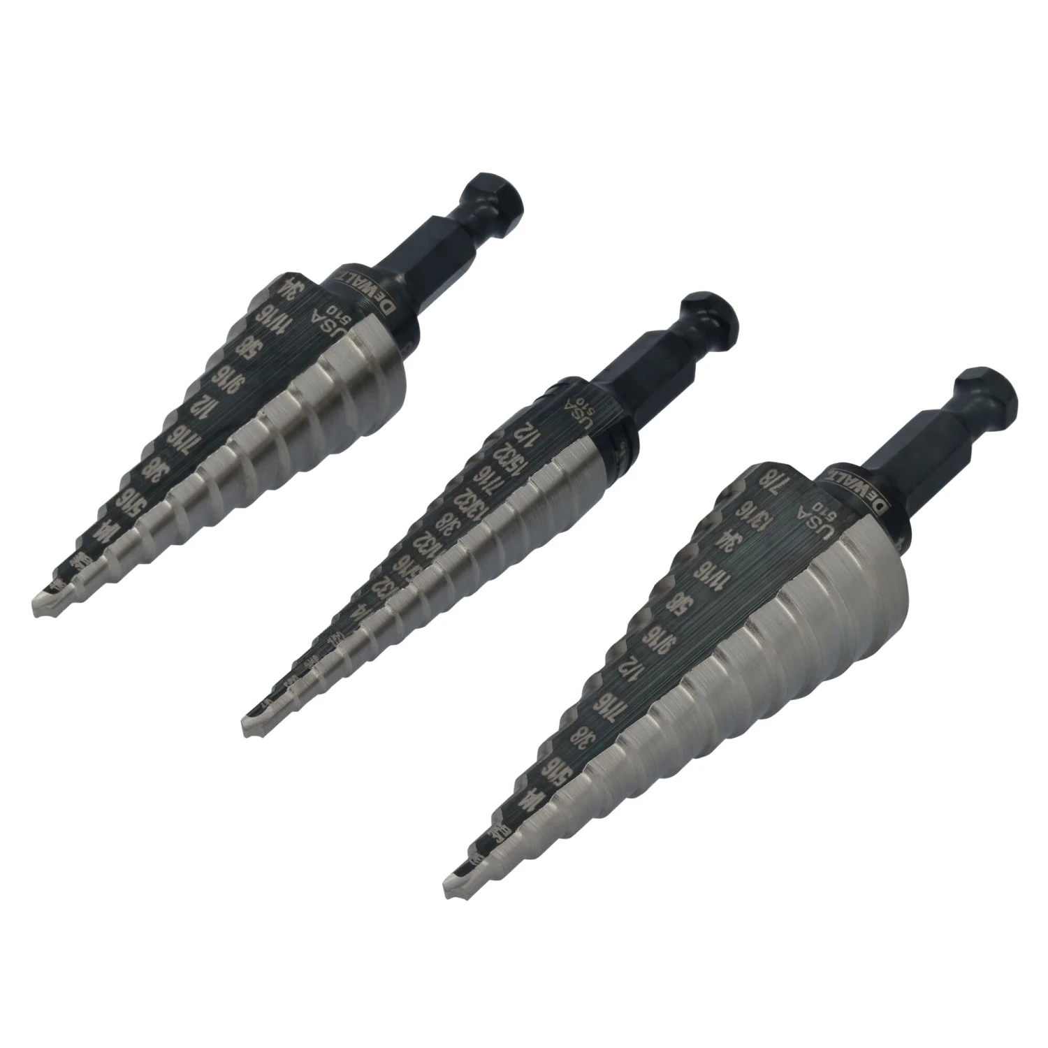 DEWALT 3 -Piece Set Set ( 1/8-in To 7/8-in ) 2 DEWALT 3 -Piece Set Set ( 1/8-in To 7/8-in ) - Image 2