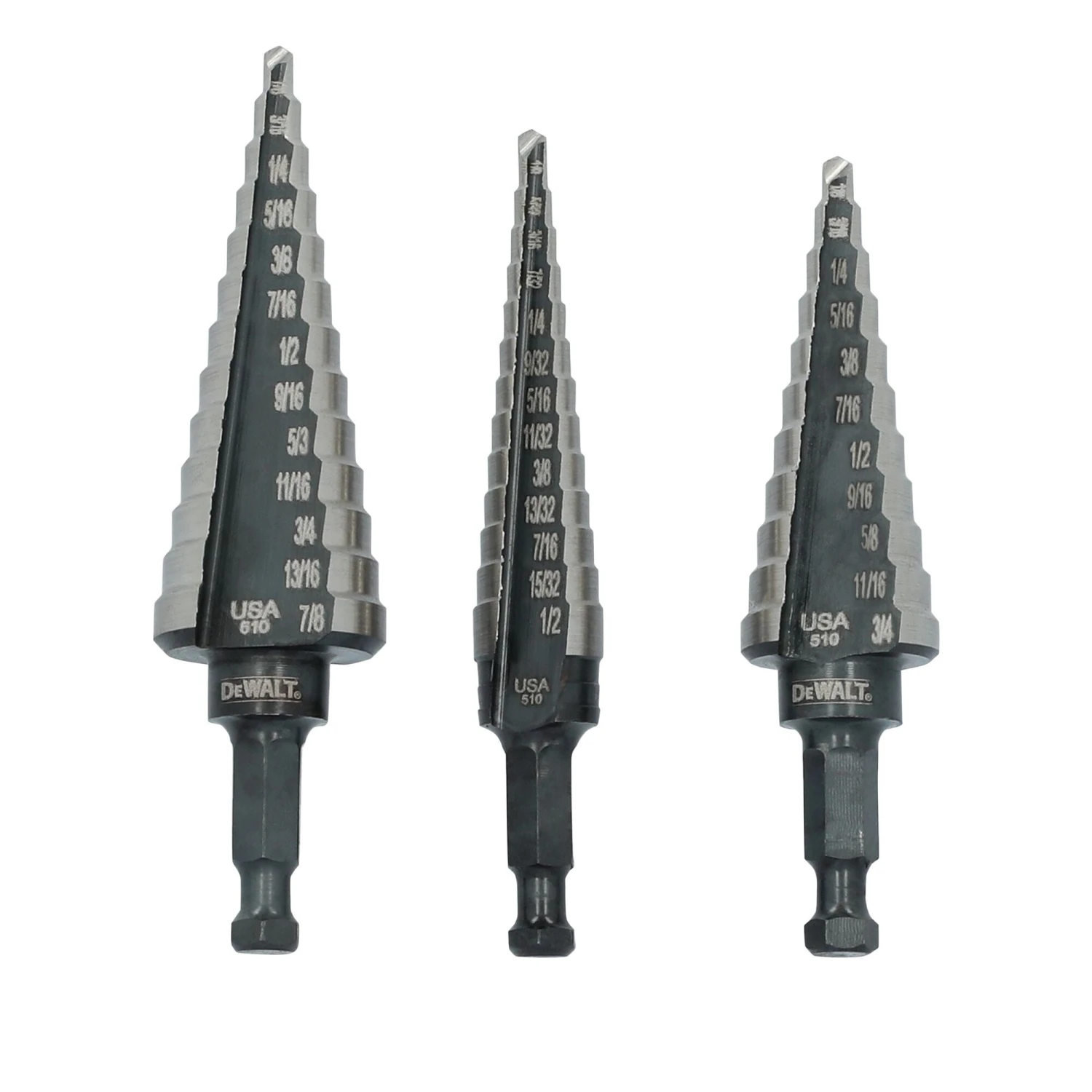 DEWALT 3 -Piece Set Set ( 1/8-in To 7/8-in ) 1 DEWALT 3 -Piece Set Set ( 1/8-in To 7/8-in )