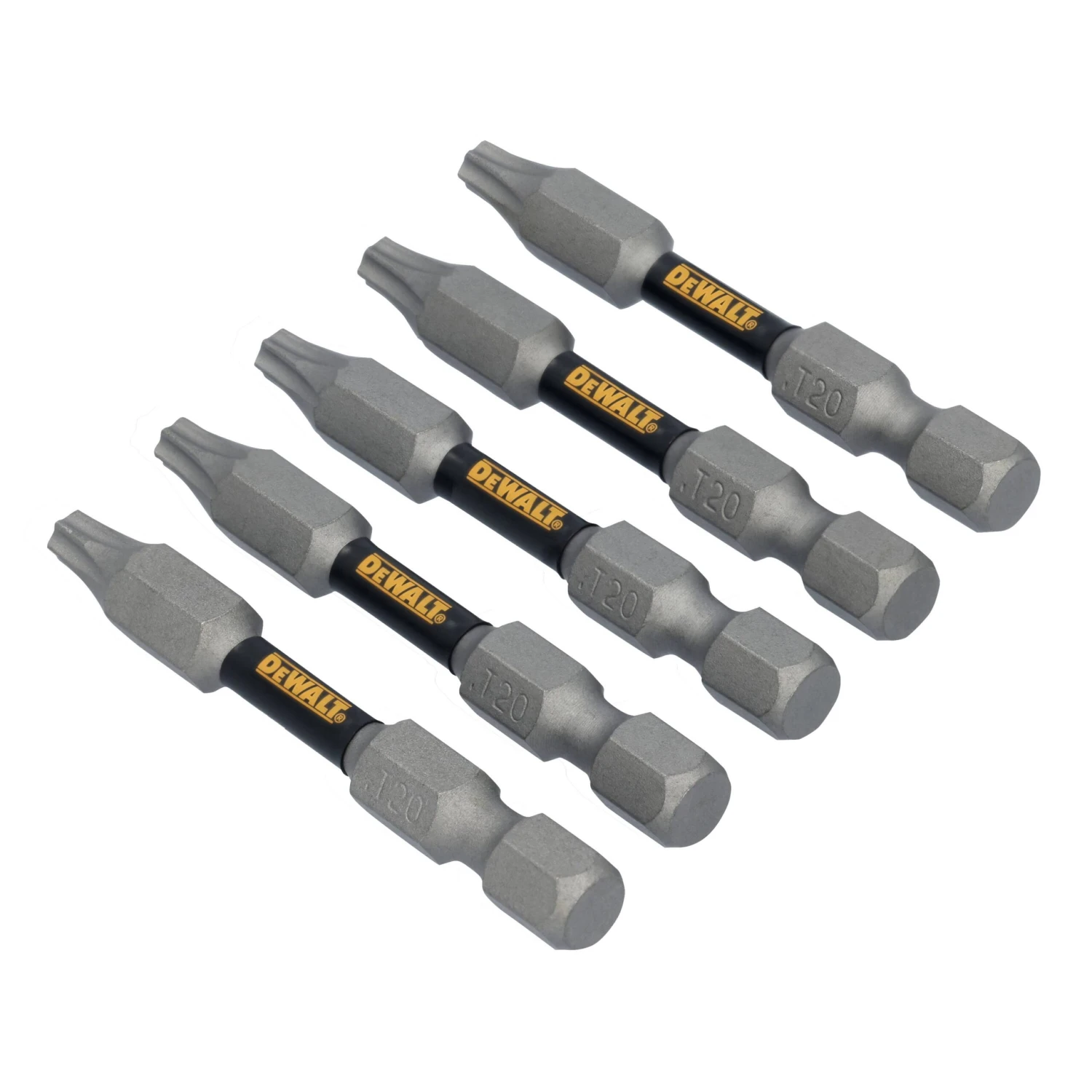 DEWALT TOUGH GRIP 2-in T20 Torx Screwdriver Bit Set 5 -Piece 4 DEWALT TOUGH GRIP 2-in T20 Torx Screwdriver Bit Set 5 -Piece - Image 4