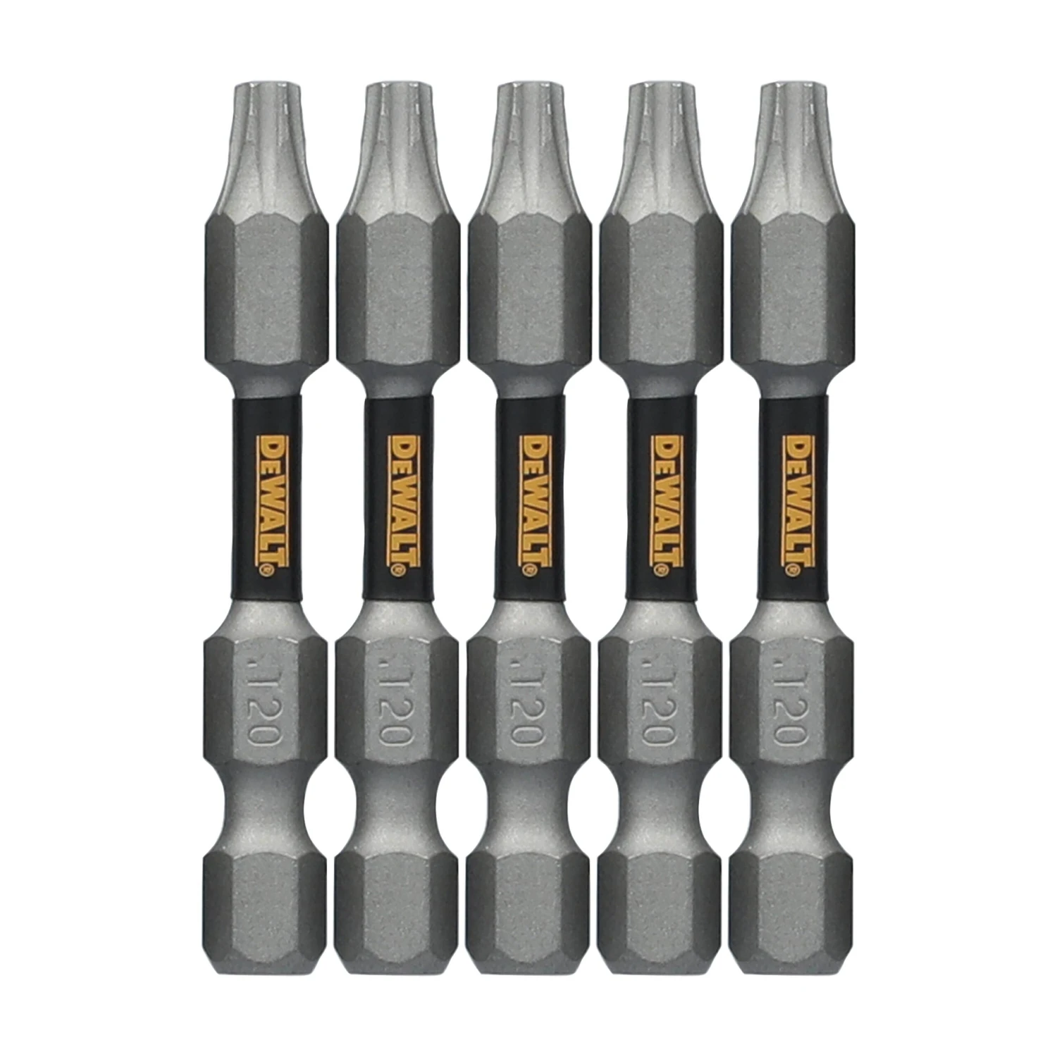 DEWALT TOUGH GRIP 2-in T20 Torx Screwdriver Bit Set 5 -Piece 2 DEWALT TOUGH GRIP 2-in T20 Torx Screwdriver Bit Set 5 -Piece - Image 2